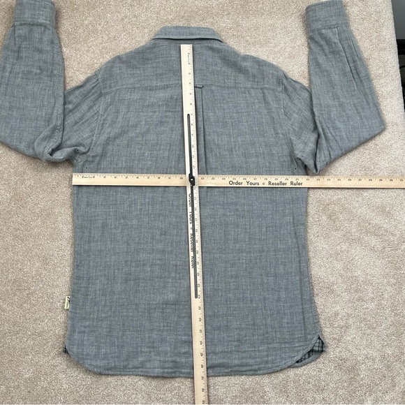 Nat Nash Shirt Adult Medium Gray Button Up Long Sleeve Soft Luxury Preppy Men - Picture 12 of 16